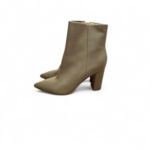 Marc Fisher Taupe Heeled Boots - Picture 1 of 4